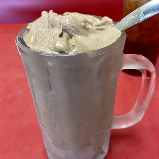 Chocolate shake.