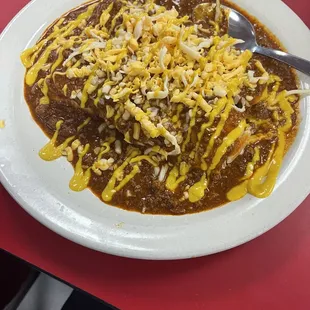 Footlong chili cheese dog