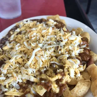 a plate of nachos