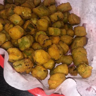 Fried okra!!