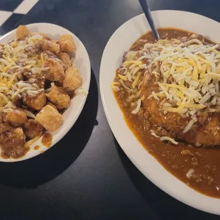 Sausage Chili Cheeseburger