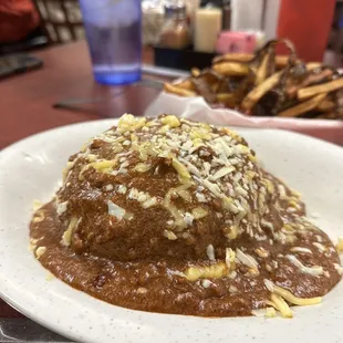 Sausage Chili Cheeseburger