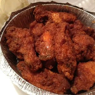 Spicy hot wings