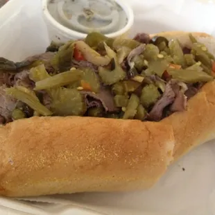 Italian beef with gardinera