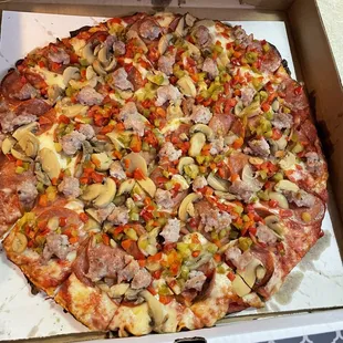 a pizza in a box