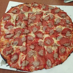 pizza, food