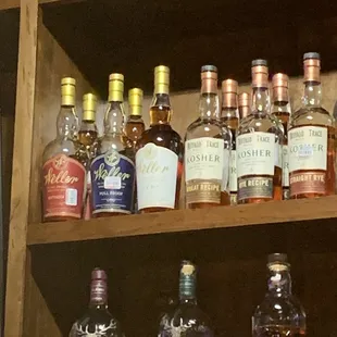 Top shelf allocated Weller bottles