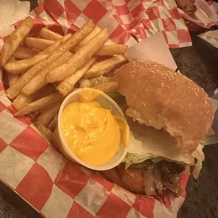 Fried Mushroom Chicken Sandwiches