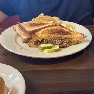Goetta Grilled Cheese Sandwich