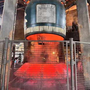 The jet engine "cooking" all the meat