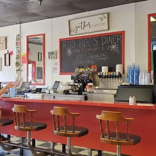 a man at the counter
