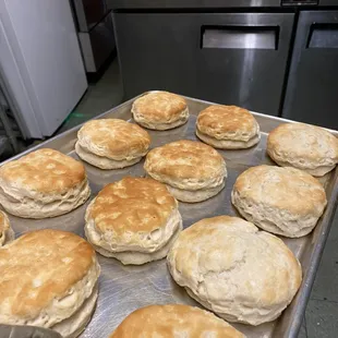 Fresh buttermilk biscuits