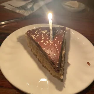 Chocolate Tahini Custard Pie - VEGAN, GF