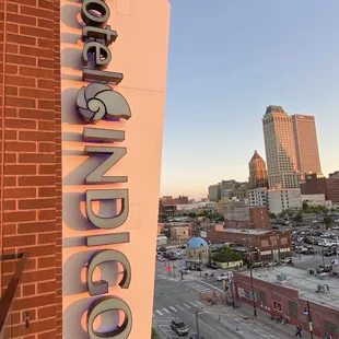 Roof top. 6th floor in Hotel Indigo