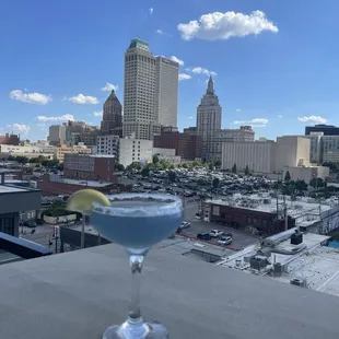 Cocktail with a view