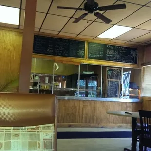 Inside the restaurant