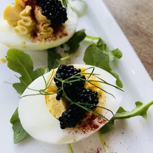 Caviar Deviled Eggs