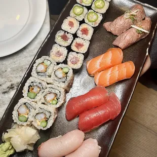 food, sashimi, sushi and sashimi, sushi