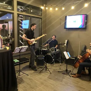 Room for a jazz ensemble and great video capabilities