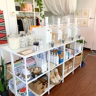 Refill bar filled to the brim with sustainable goods!