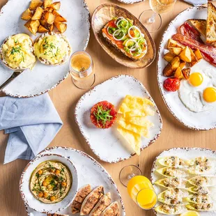 Brunch is available on Saturday and Sunday at Rooftop Kitchen.