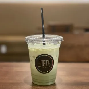 Durian Matcha Latte