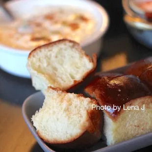 Inside of Brioche Pao that comes with Lamb Keema Hyderabadi ($28). Quite buttery.