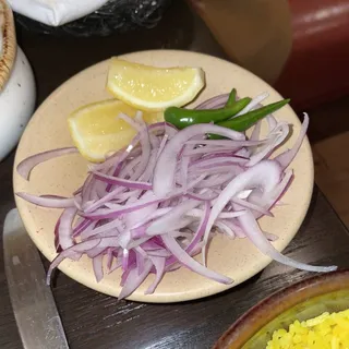 Onions, Chili, Lemon