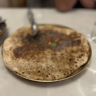 a plate of food on a table