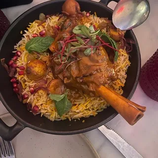 Lamb Shank Biryani