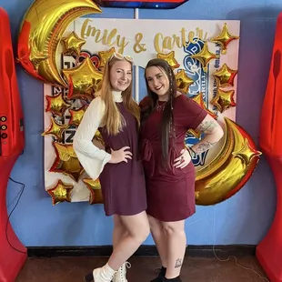 Background and party decor