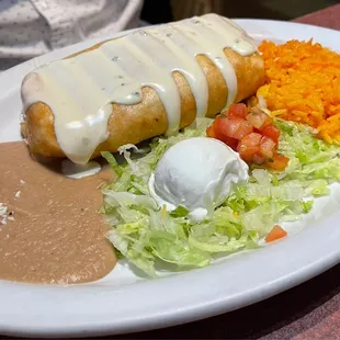 Chicken Chimichanga