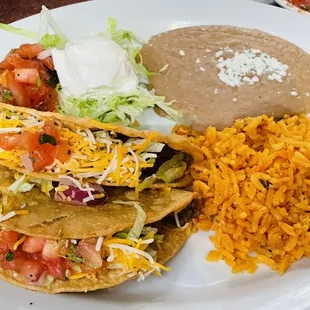 Tacos Gringos (ground beef) lunch