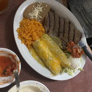 Chicken Enchilada Burrito