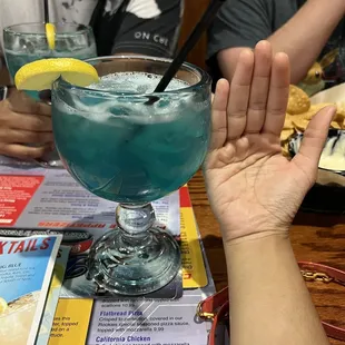 Drinks are huge but zero alcohol in essence