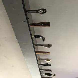 These tappers are decorations on the wall. They&apos;re a pretty cool multi-purpose accessory they can use when they get one of these on tap.