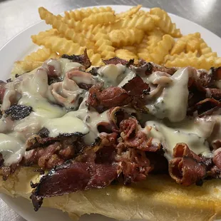 Hot Pastrami Sandwich.