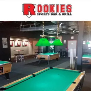a pool table
