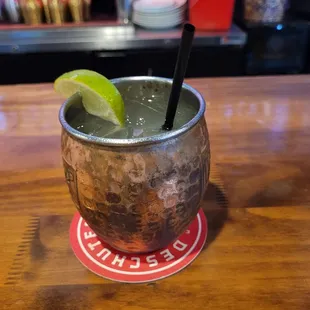 My favorite drink Moscow mule!