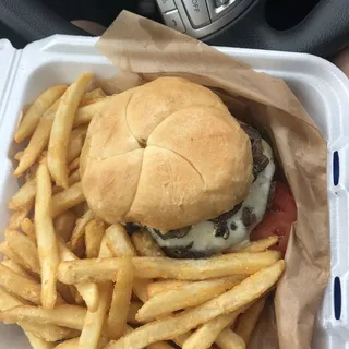 Mushroom Swiss Burger