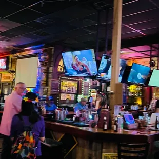 people at the bar