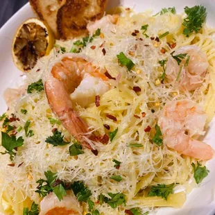 Shrimp Scampi Special