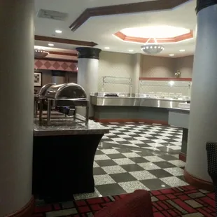 Buffet area