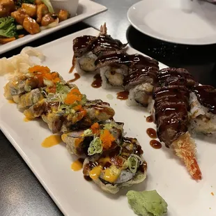 112 Roll and Steak Tataki Roll