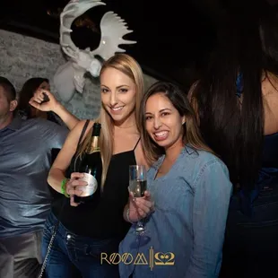 a group of people at a party