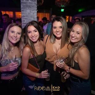 a group of women at a party