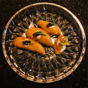 Confit Fingerling Potatoes, Golden Kaluga