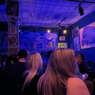 As the name says, the main event space is a room immediately at the entrance.