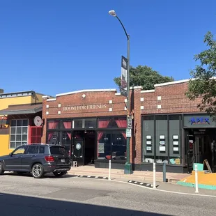 Store front in the heart of the art district.