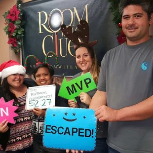 We escaped!  And got off the "Naughty List" !  Great way to celebrate my birthday!